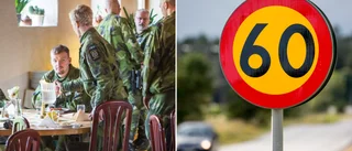 Försvarsmakten vill sänka hastigheten på Toftavägen 