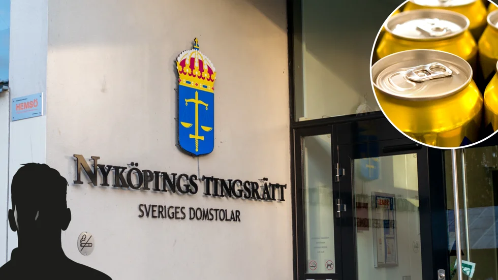 En man döms efter ett tumult på pizzerian i Tystberga.