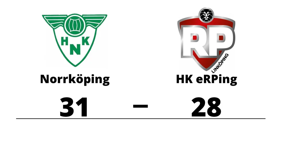 Norrköpings HK vann mot HK eRPing