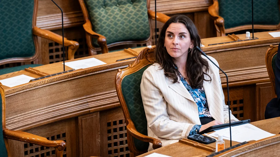 Moderaternes partisekreterare Monika Rubin anser att Mike Villa Fonseca bör lämna folketinget. Arkivbild.