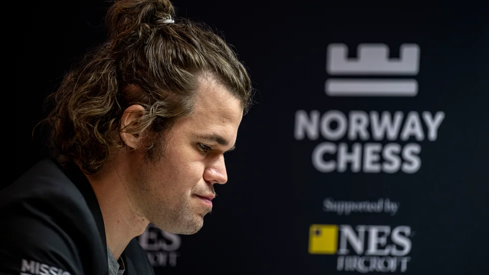 Världens bästa schackspelare Magnus Carlsen drog sig ur Sinquefield Cup förra året efter förlust mot Hans Niemann. Arkivbild.