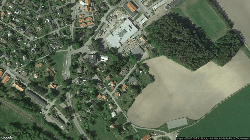 Området kring Klockarvägen 1