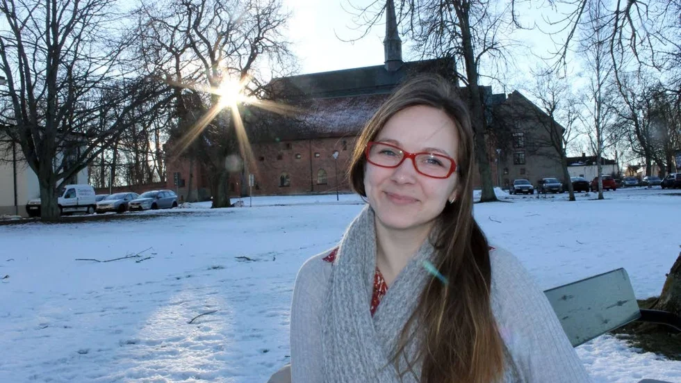 Baiba börjar känna sig hemma i Vadstena.