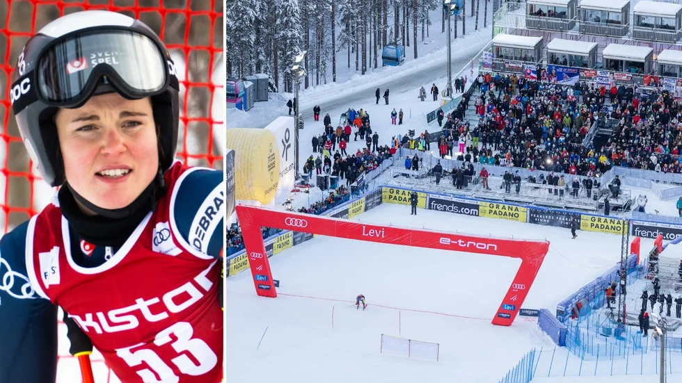 Moa Boström Müssener körde ur i det första åket i finska Levi i världscuppremiären i slalom.
