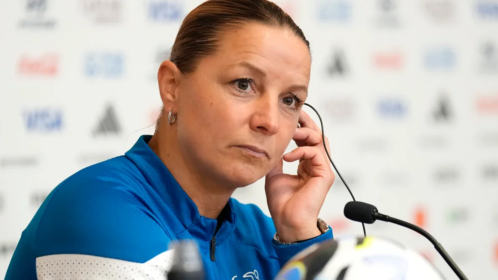 Inka Grings lämnar sitt uppdrag som förbundskapten för Schweiz damlandslag i fotboll. Arkivbild.