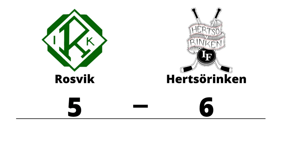 Rosvik IK förlorade mot Hertsörinken IF