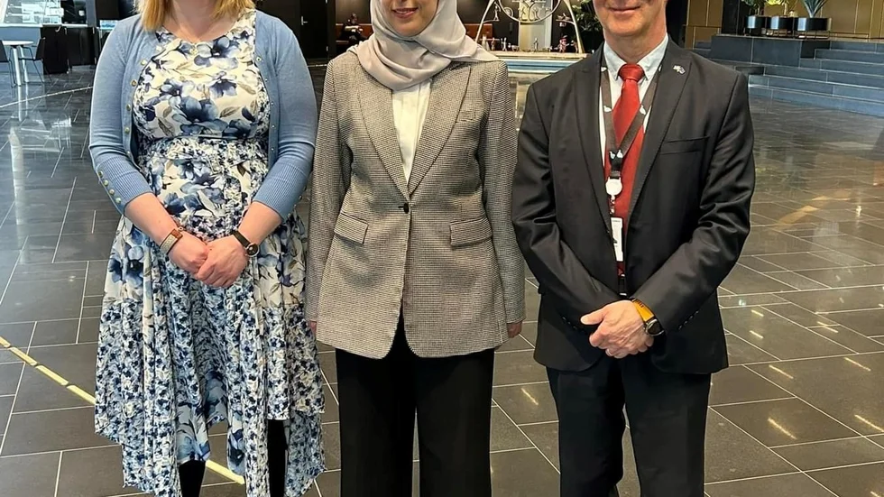 Saudiarabiens ambassadör besökte Kiruna i maj. 