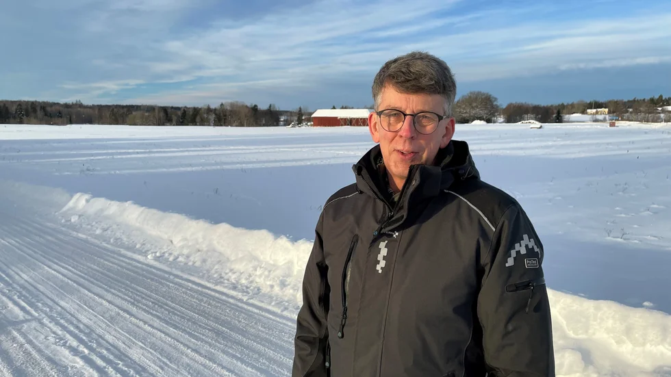 Per Emgardsson kunde följa flygövningarna vid Hebybasen på nära håll.