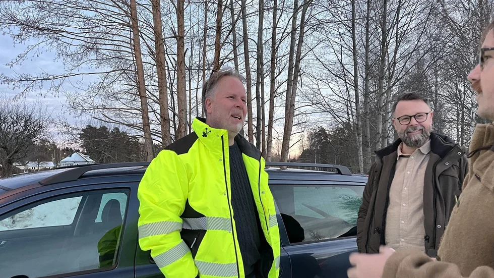 Roger Pettersson och Patrik Andersson på GS-facket.