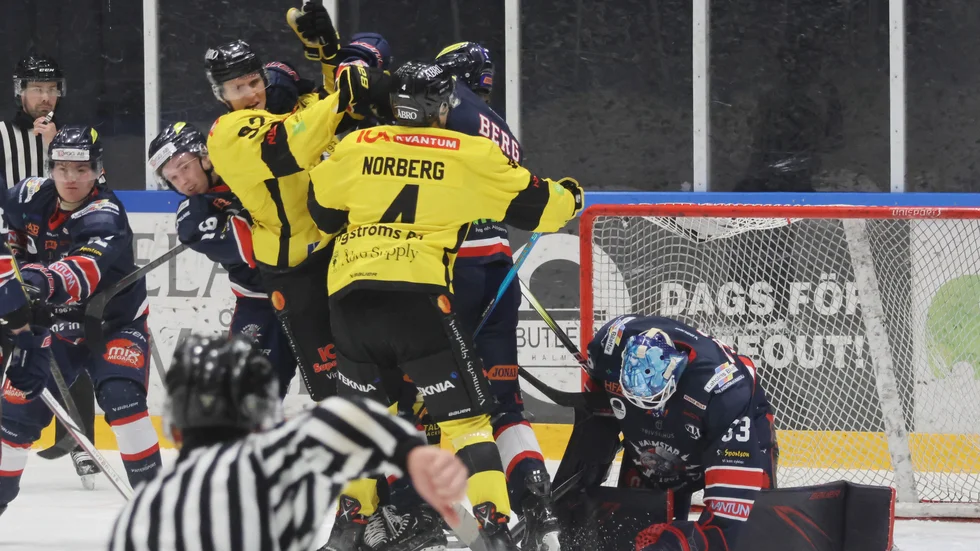 Vimmerby spelade en tuff match borta mot Halmstad.