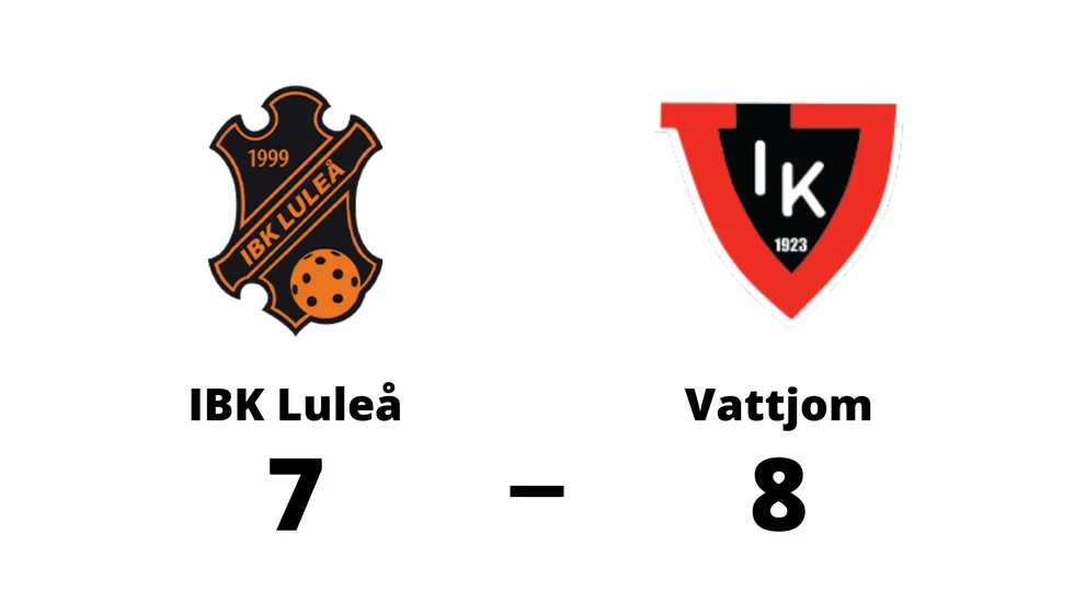 IBK Luleå förlorade mot Vattjoms IK