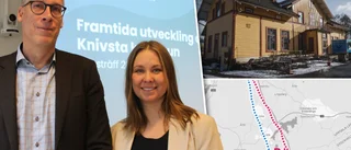 Knivsta stationshus kan vara i farozonen för fyrspåret