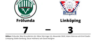 Förlust för Linköping mot Frölunda med 3-7