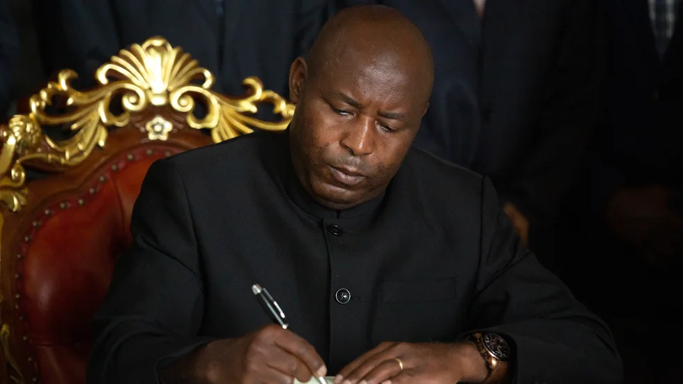 Burundis president Evariste Ndayishimiye. Arkivbild.