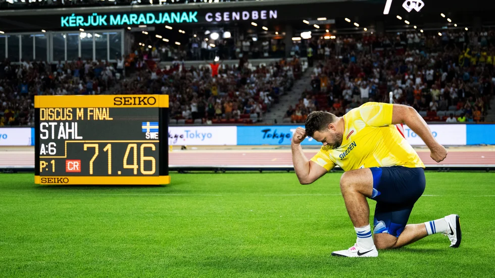 Daniel Ståhl slog till och kastade hem VM i Budapest.
