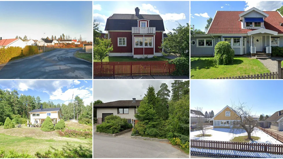 Vildapelvägen 2, Grenadjärvägen 41B, Stenbrinksvägen 7, Hallonstigen 6, Örtugsgatan 66 och Pampusvägen 101