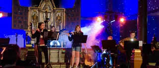 Unga musiker spred julstämning i kyrkan