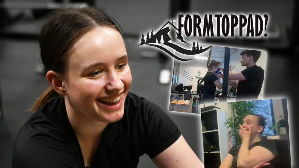 Johanna Salo gör nya fystester i det sjätte avsnittet av Formtoppad?.