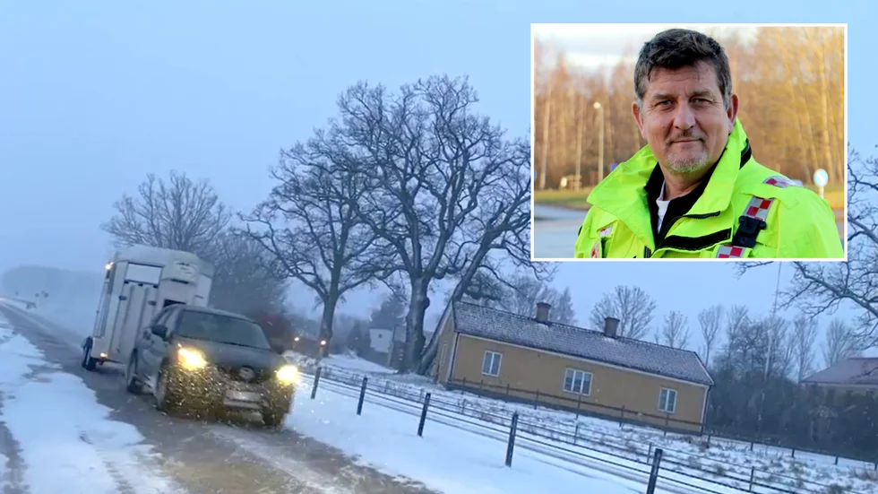 Peter Helge om snöovädret i Västervik.