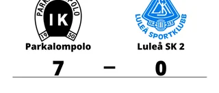 Parkalompolo utklassade Luleå SK 2 på hemmaplan