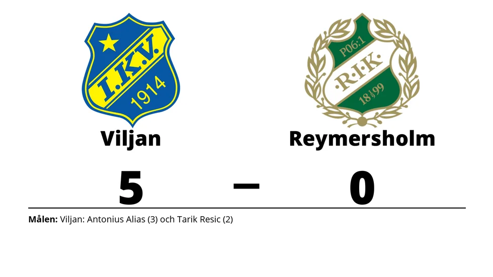 IK Viljan Strängnäs vann mot Reymersholms IK