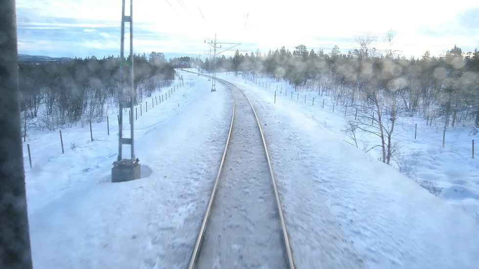Malmbanan mellan Kiruna och Abisko