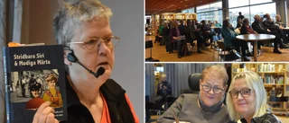 Glada miner under helgens bokfest i Luleå