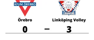 Linköping Volley vann i tre raka set borta mot Örebro