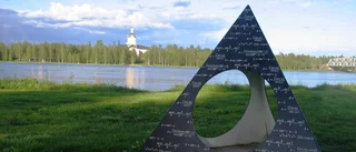 Snillrik båge visar jordens form