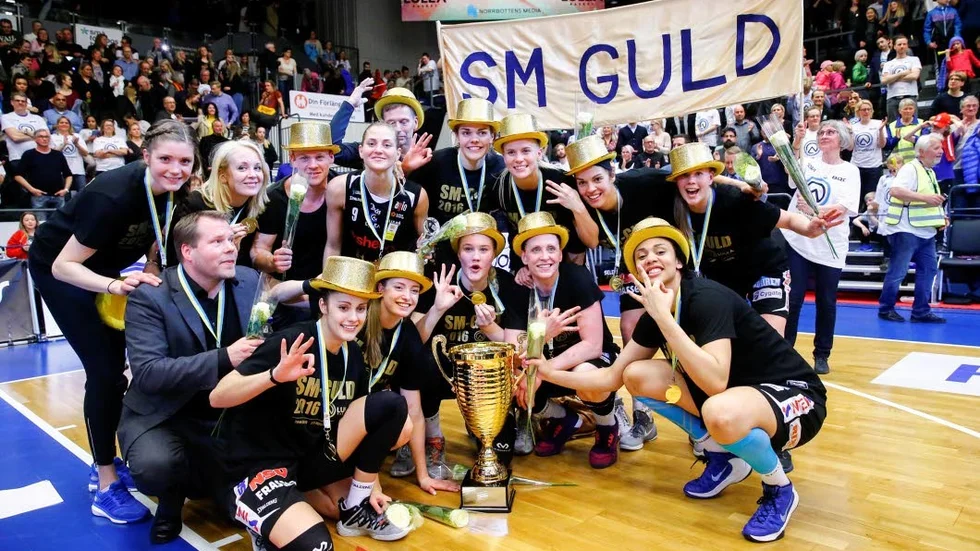 Luleå Basket tog SM-guld under våren 2016.