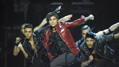 TILL FINAL. Eric Saade infriade förväntningarna och tog en finalplats i Melodifestivalen.
