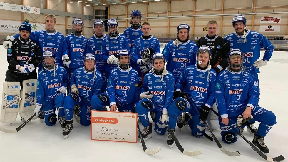 IFK Motalas B-lag, här i Nässjö på försäsongen, vann onsdagens division 1-premiär mot Otterbäcken borta med 3-2.