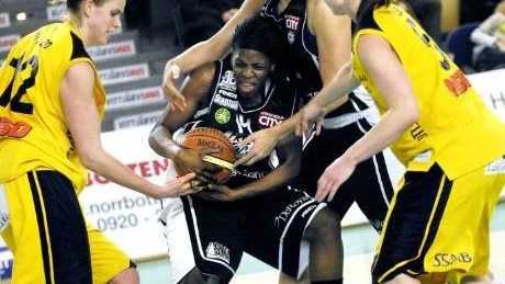 TURNOVERS. Luleåbollarna hamnade ofta fel.