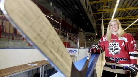 Melinda Olsson har återvänt till Piteå efter tiden på hockeygymnasiet i Örnsköldsvik.