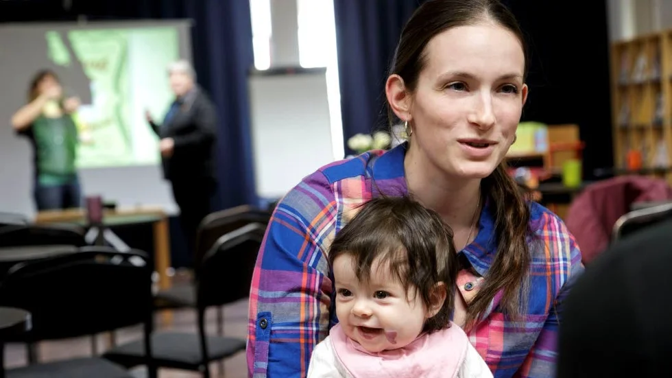 Rebecca Ricken med dottern Edith Berg.