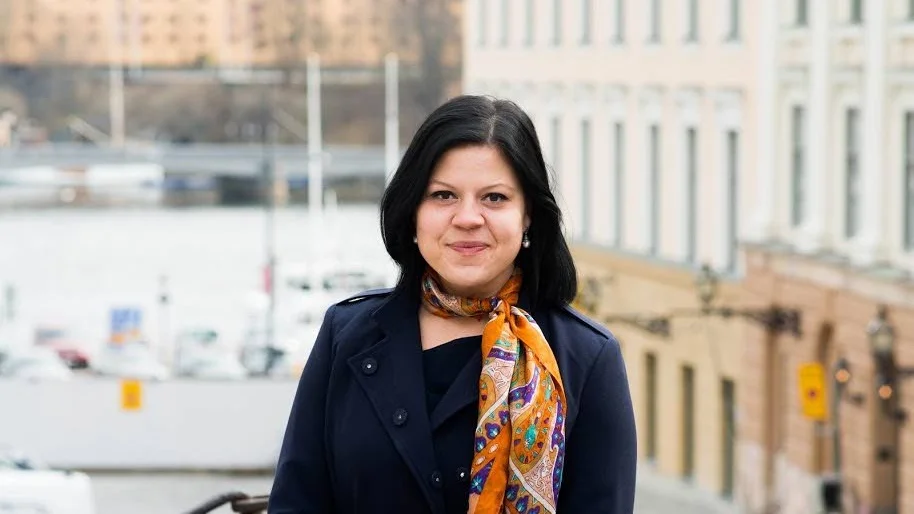 Ung ledare. Ida Ståhl, från Norrfjärden, fick ta emot diplom av kungen.