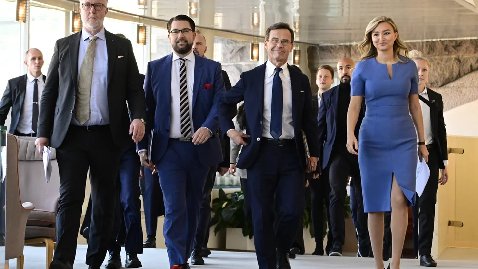 Hur kan man veta att den nya regeringen är inkompetenta?Dom har ju ännu inte tillträtt, skriver Bengt Wahlström, Eskilstuna. På bilden, Johan Persson, Jimmie Åkesson, Ulf Kristersson och Ebba Busch.