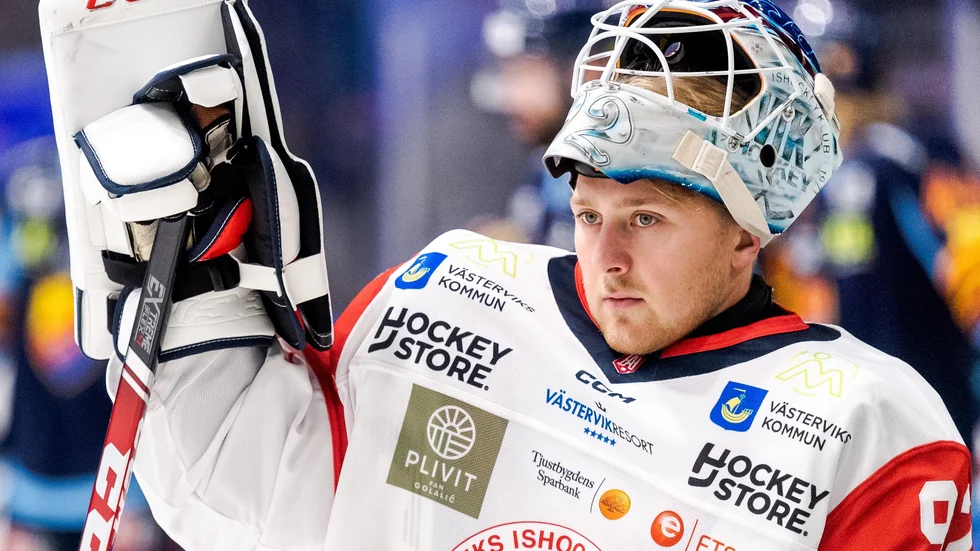 Edvin Olofsson stod för en bra insats i Umeå men fick precis som sina lagkamrater åka hem därifrån utan poäng.