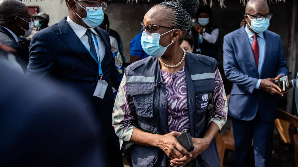 Matshidiso Moeti är högsta chef för WHO:s arbete i Afrika. Här är hon på resa i Kongo-Brazzaville i februari. Arkivbild.