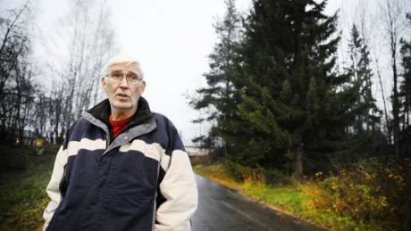 LÄTTAD. Efter gripandet sade Bosse Johansson att han kände en stor lättnad och var glad över att ingen kommit till skada.