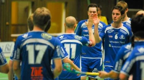 Jesper Renberg (6) gjorde fyra mål i innebandymatchen som K4 vann med förkrossande 22-8 över Gammelgården. (Arkivbild)