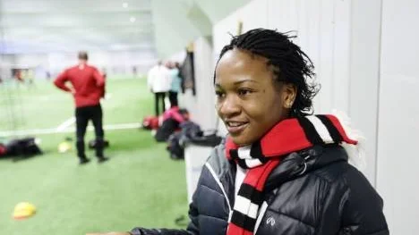 Francisca Ordega debuterade för Piteå IF mot Sunnanå.