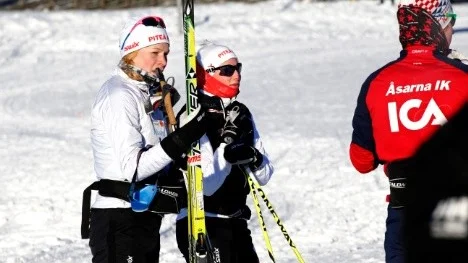 Så snopet. Det blev inget start i SM-stafetten för Piteås Jennie Öberg och Mia Eriksson.