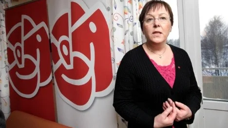 Socialdemokraternas länsordförande Karin Åström är oroad över Luleå hamns utveckling. (Arkivbild)