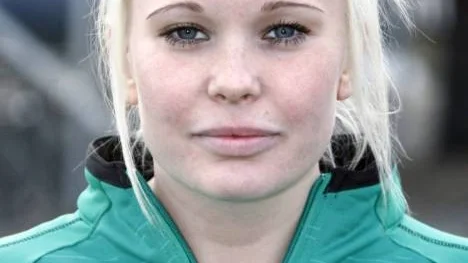 Sara Hägglund satte 3-1-målet på straff. Ett mål som innebar vinst för Blåsmark/Svensbyn som fortfarande har chans att vinna division 3.(Arkivbild)
