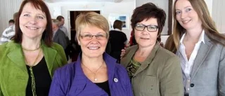 Maud Olofsson delade ut guldklöver till företagare