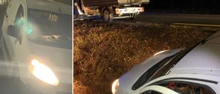 Berusad man körde av vägen – ringde arbetskamrat som han delat en liter vodka med • Båda greps för grovt rattfylleri 