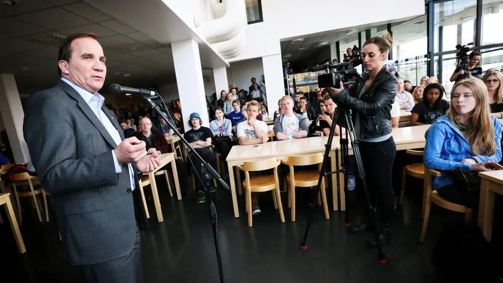 Luleå i maj 2014. "Den ska påbörjas under mandatperioden", det var löftet från Stefan Löfven om Norrbotniabanan. Då avsågs delen Umeå-Dåvamyran.