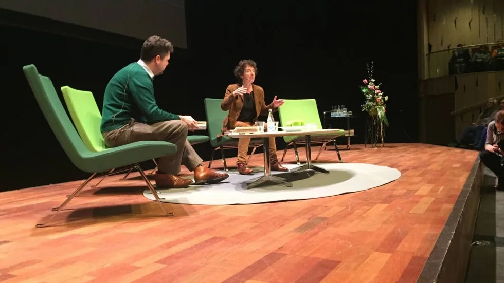Utforskare. Författaren och aktivisten Jeanette Winterson utforskar gränserna mellan verklighet och fantasi och sexuella identiteter.
Foto: Yvonne Rittvall