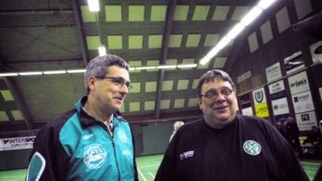BBK handboll. Hildursborg i Boden. vann. tränarna groja och kent smith Foto: Petra Isaksson